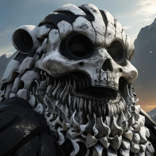 Minimalist Black and White Abstract Composition