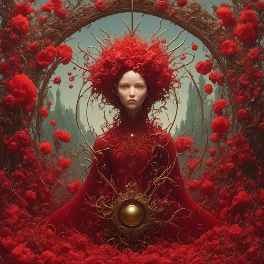 Futuristic Archer in Fantasy Style