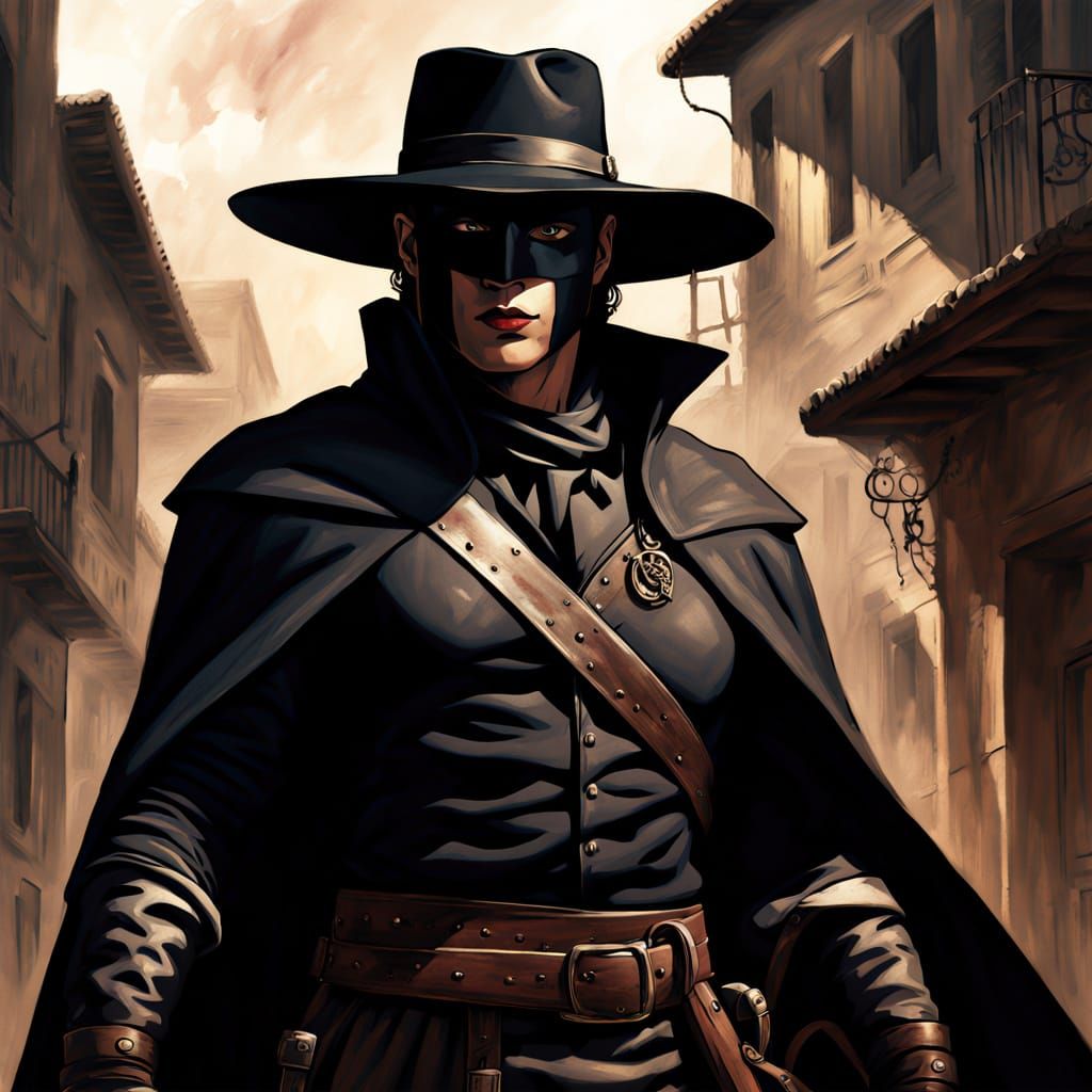 Dawn Juana de la Vega as Zorro, Defender of the Oppressed