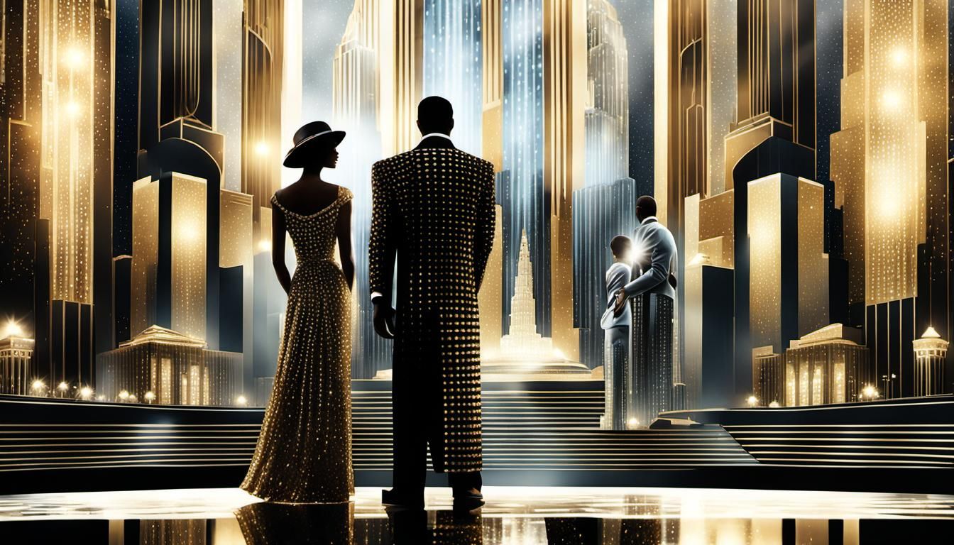 Art Deco Skyscraper with Luxurious Details