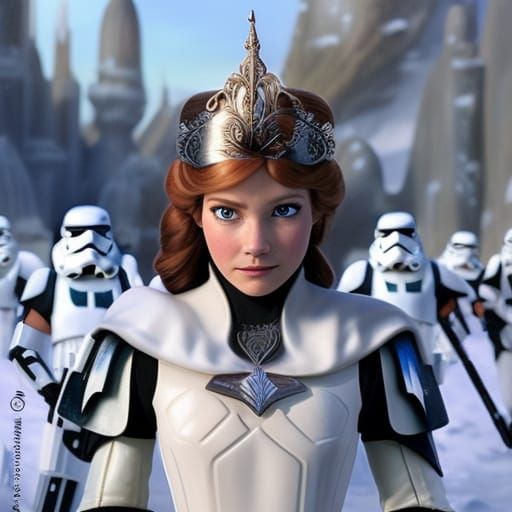 The kingdom of Arendelle has been reorganized into the first Galactic Empire