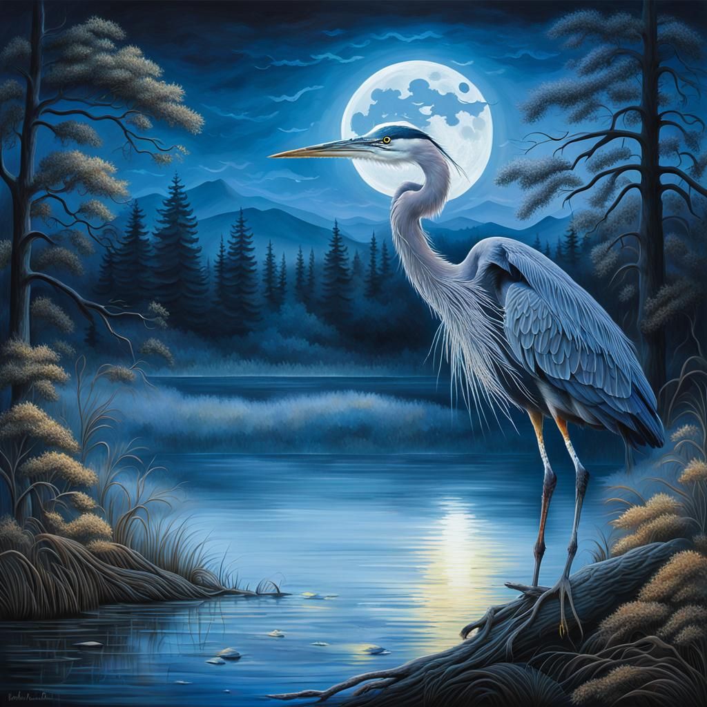 Blue heron