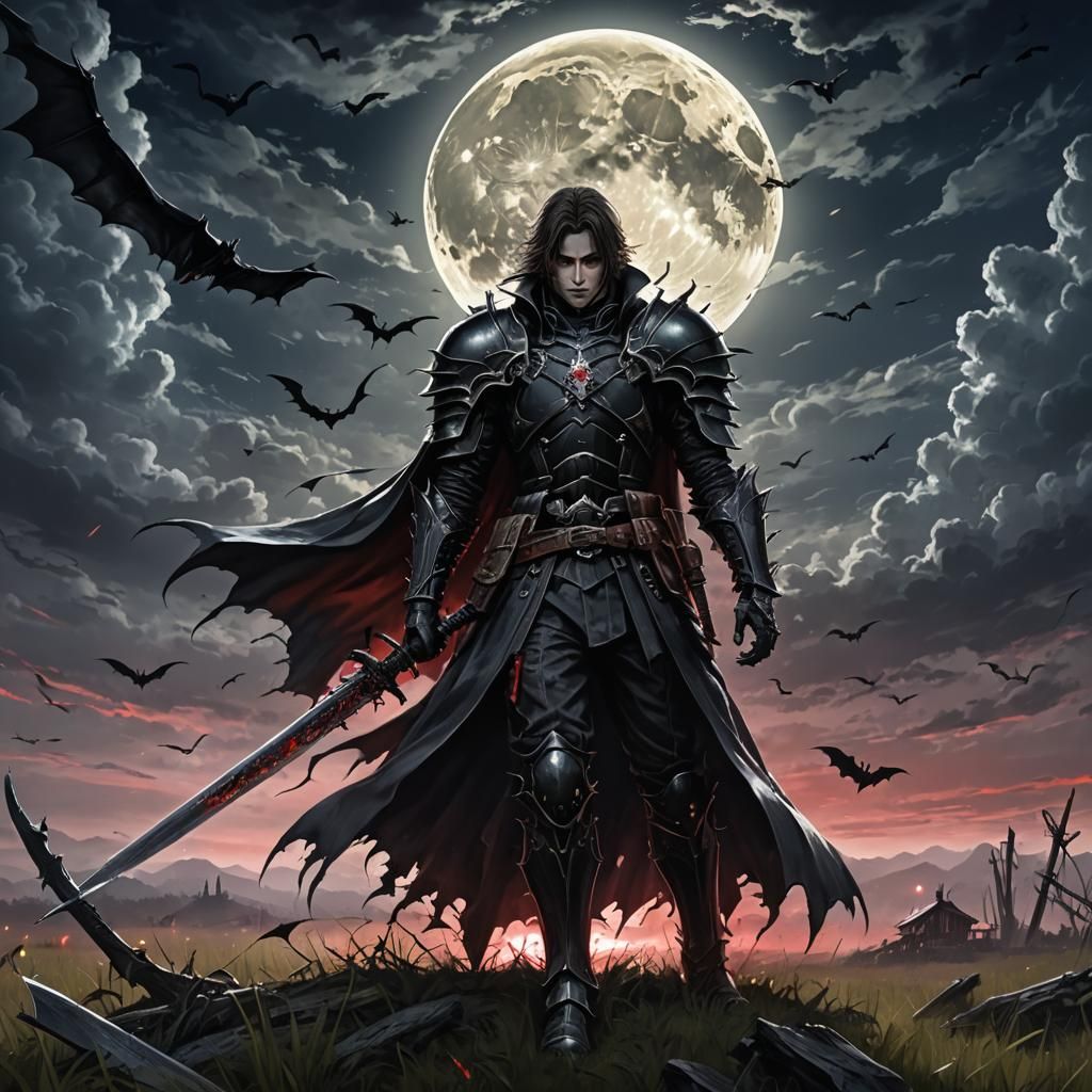 Vampire Knight in Dark Fantasy Style