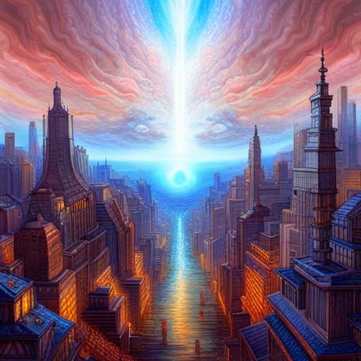 Cyberpunk Melancholy: Detailed Digital Art Masterpiece