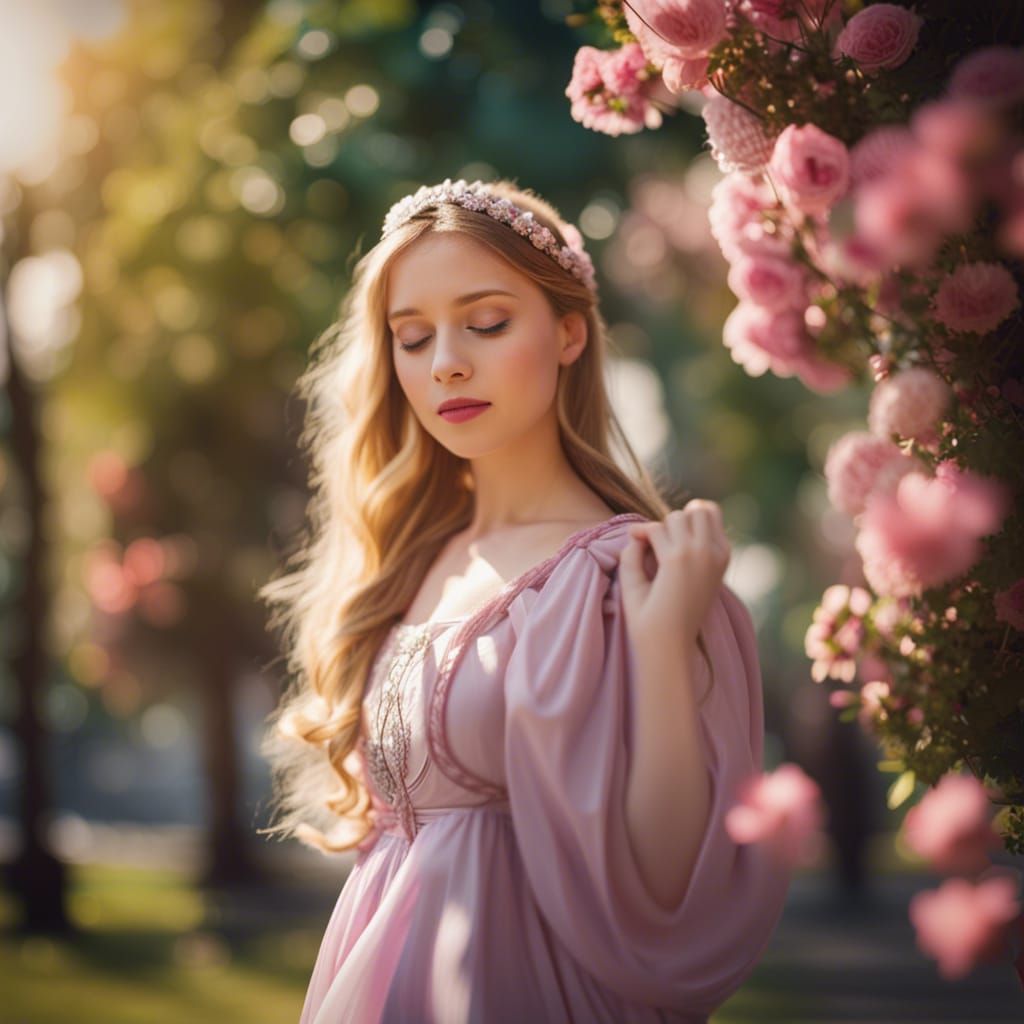 Sleeping Beauty Princess in Modern Clothes