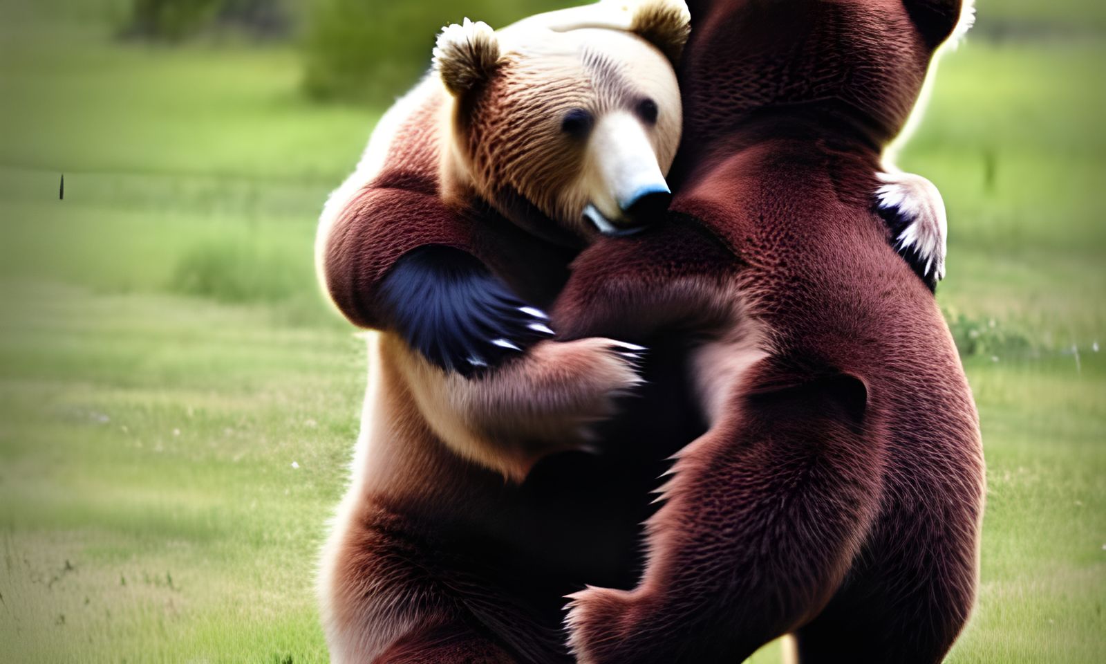 Happy National Hug a Bear Day Illustration