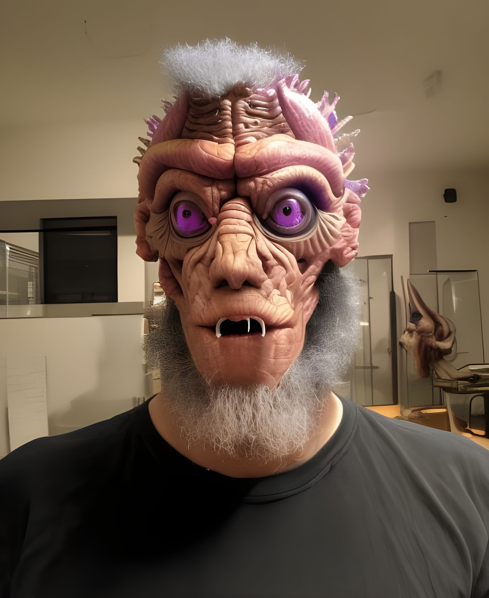 Exotic Alien Creatures in Hyperreal Chromatic Style