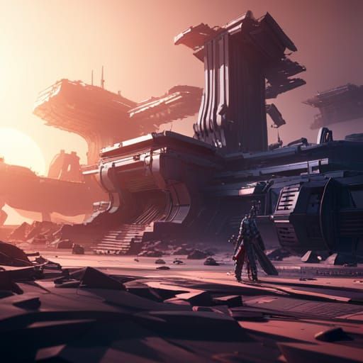 Futuristic Sci-Fi Pirate Hideouts in 8K