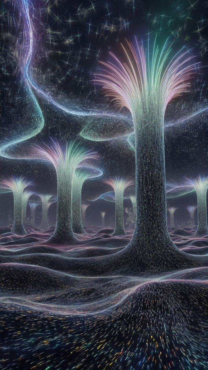 Millions of Fireflies Mating Swarm in Prismatic Lights