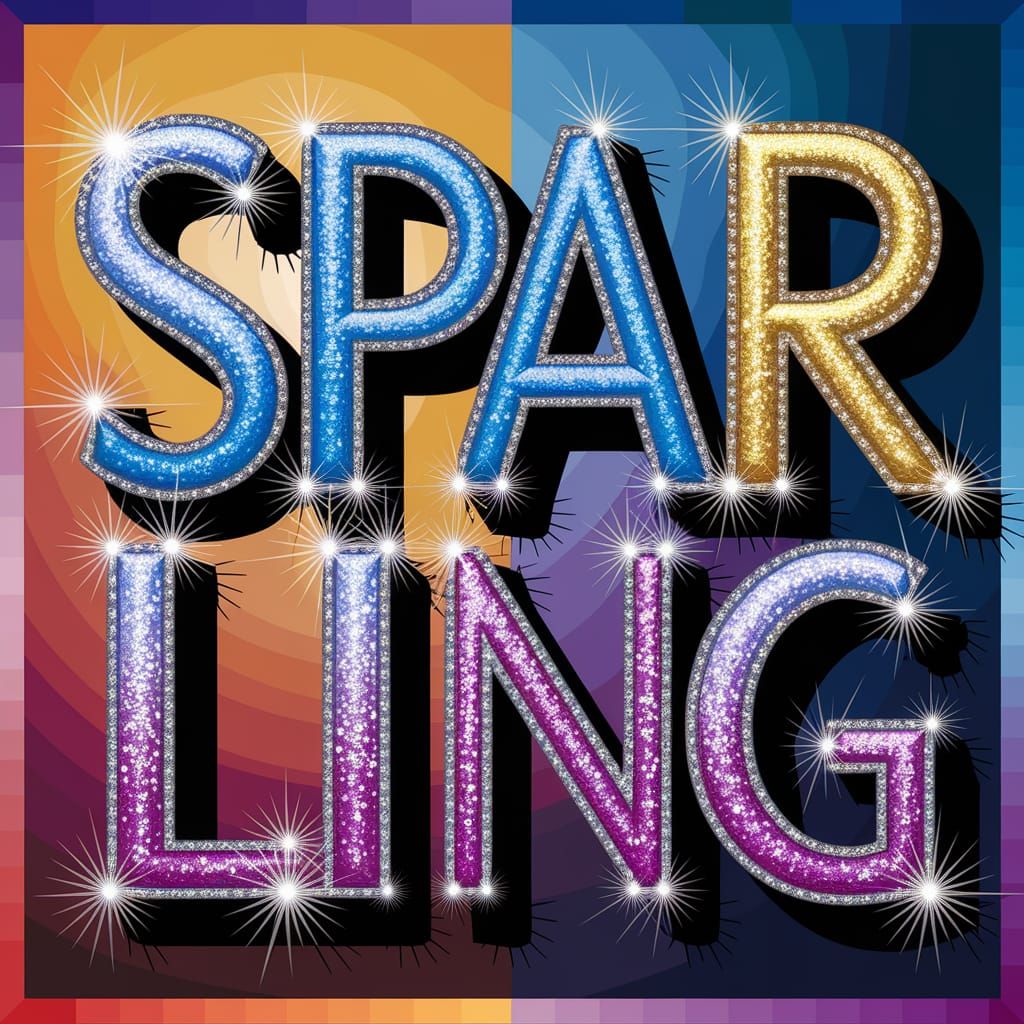 Sparkling in Vibrant Pop-Art Colors