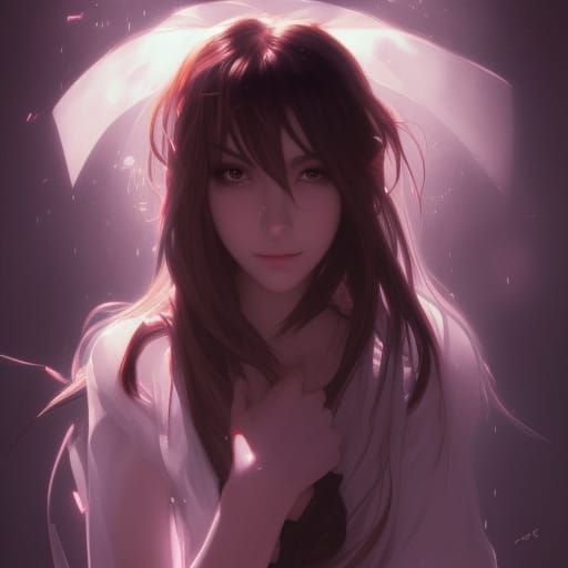 Yandere Portrait in Hyperdetailed Digital Art Style