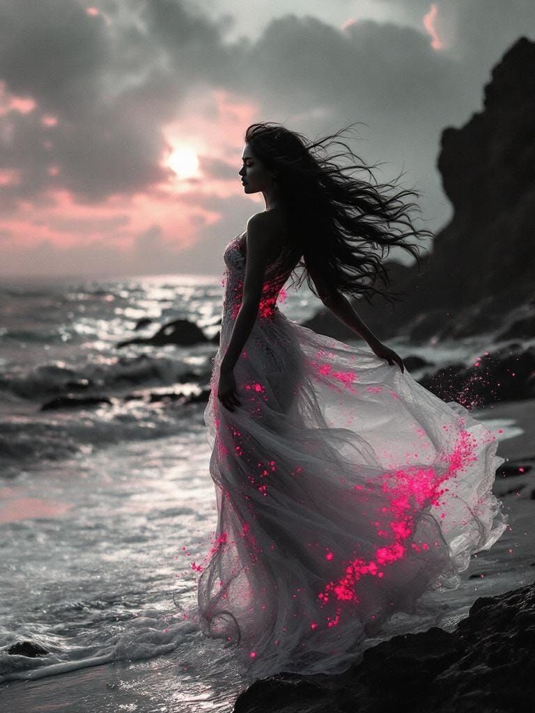 Phosphorescent Heliography in Gustave Doré Style