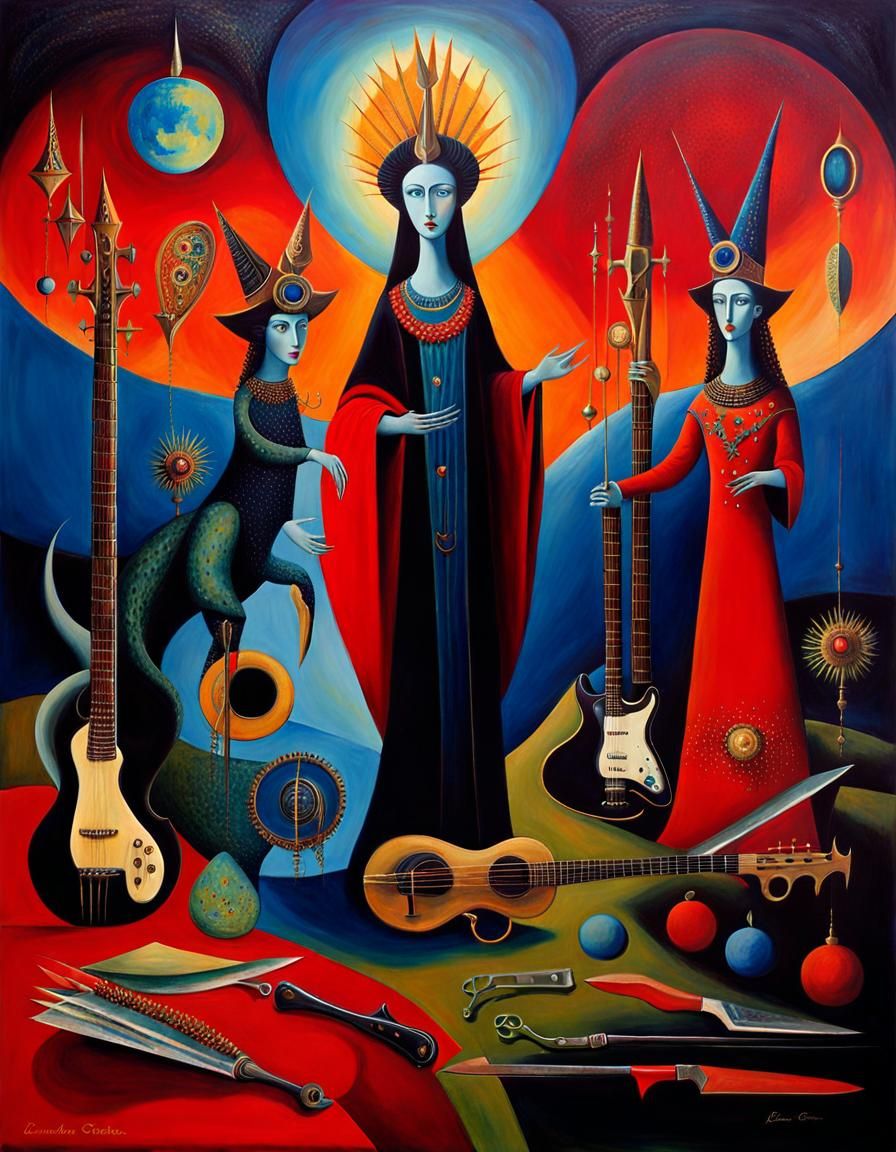 Musical Benediction: Surreal Retrofuturist Masterpiece