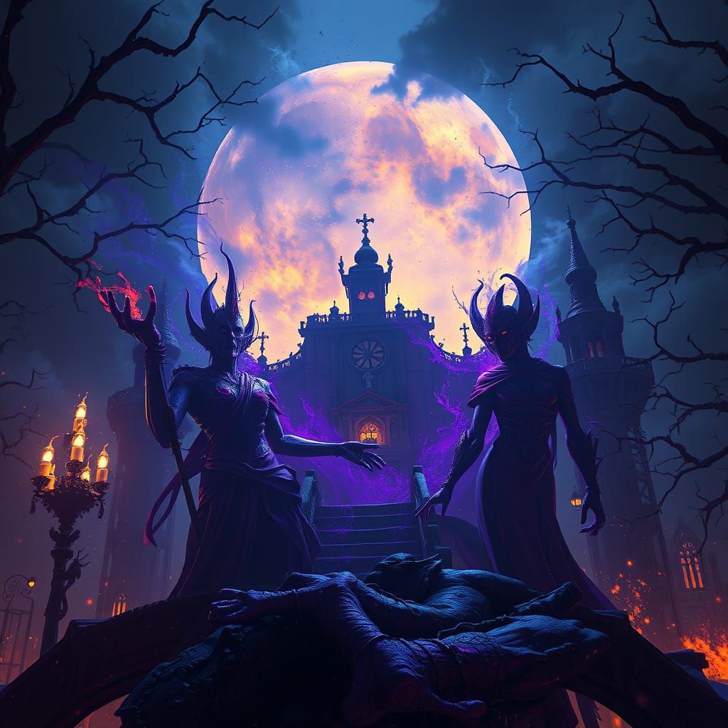 Nightmare Lovers: Dark Fantasy Concept Art