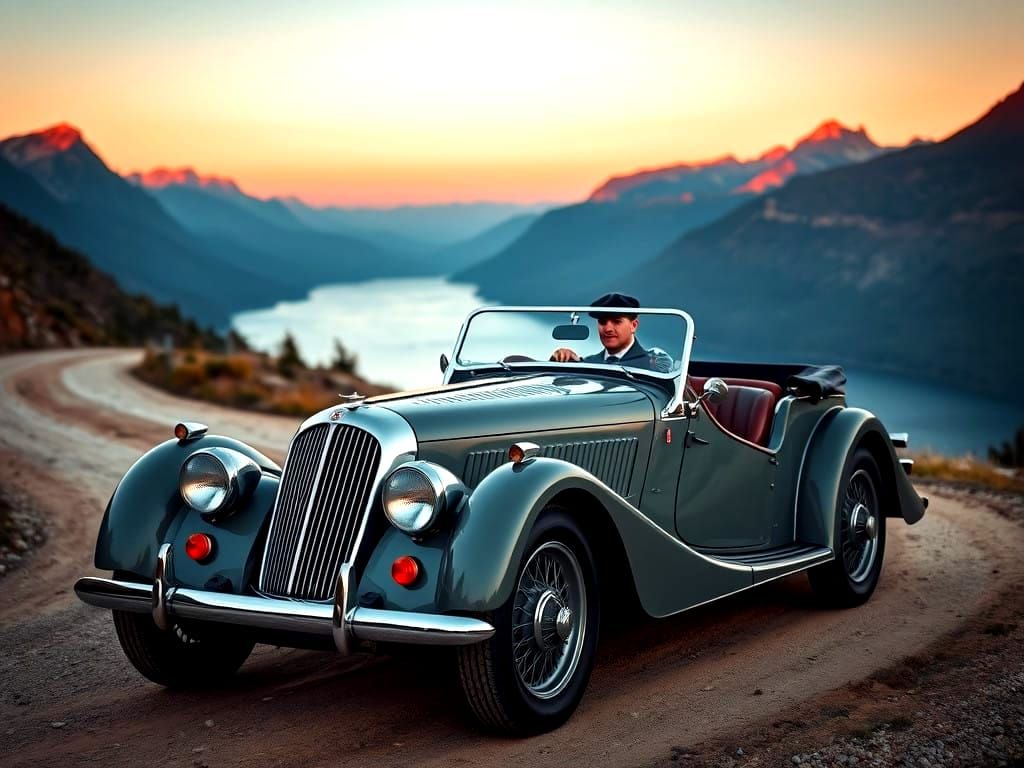 Driving a Morgan Convertible in the 1930s