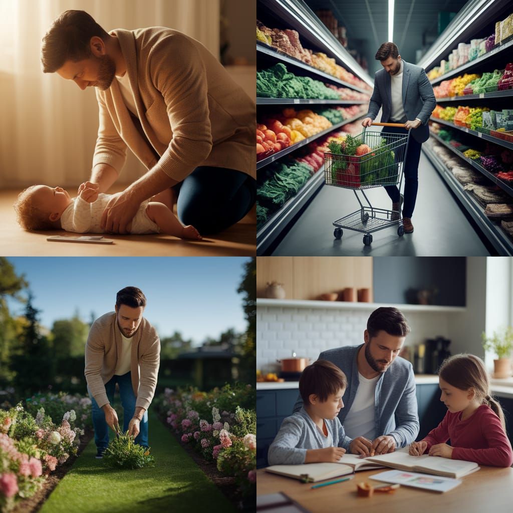 A Tender Father's Everyday Moments