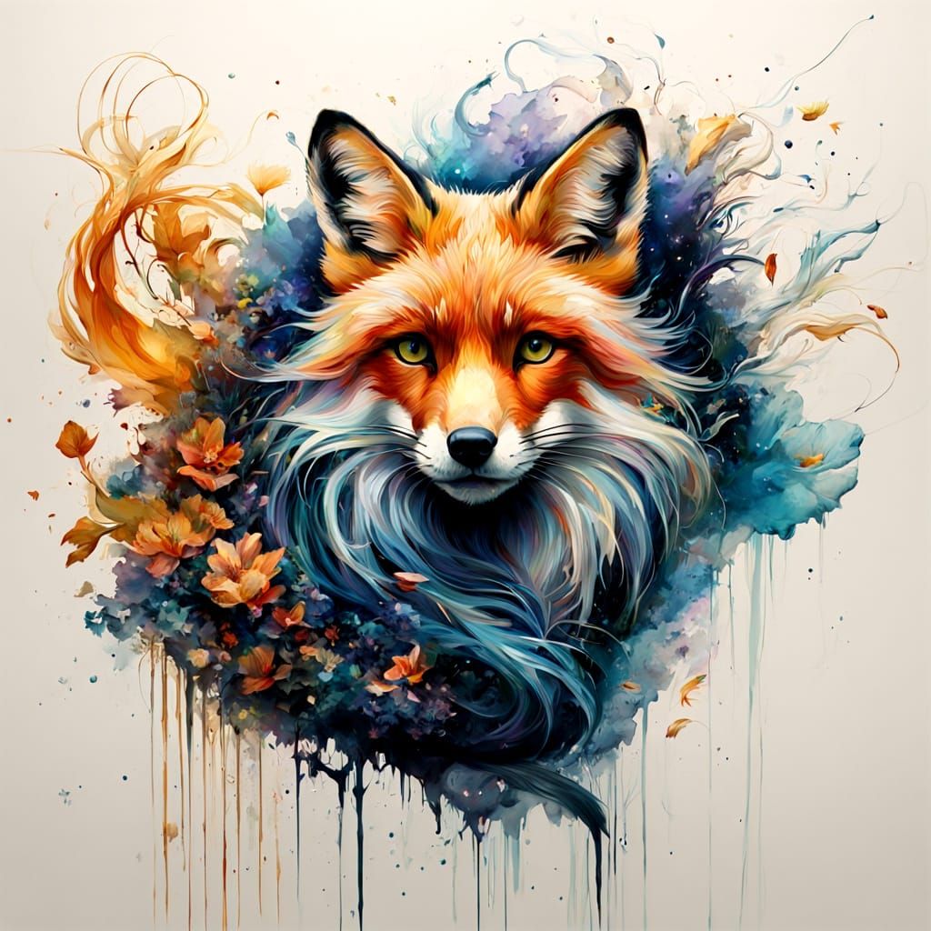 Galactic Foxes in Stardust Forest