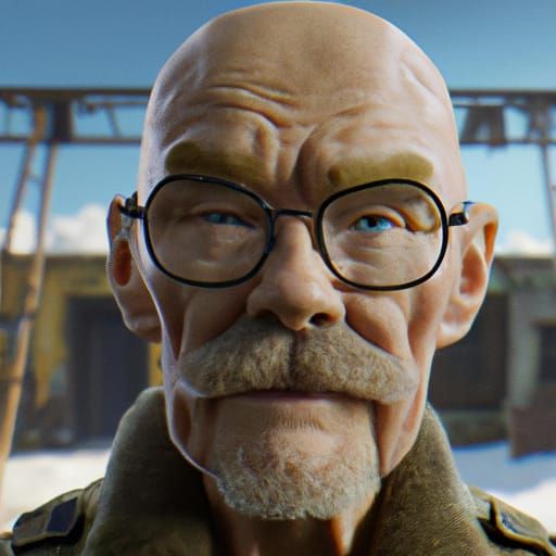 Walter White in World War II Concept Art