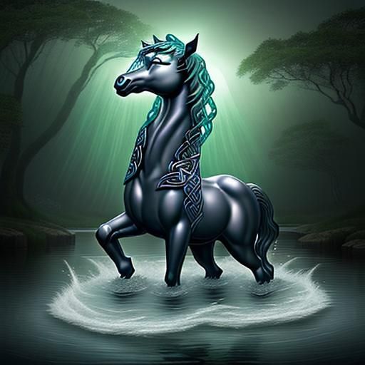 Kelpie (Celtic Folklore):  Shape-shifting water spirits that can appear as beautiful horses or mischievous imps, luring ...