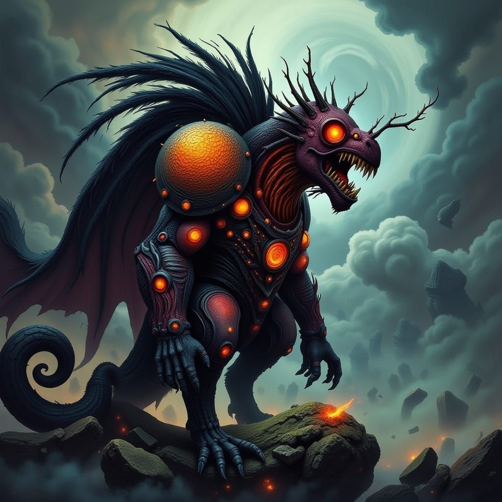 Cyberpunk Villains in Dark, Neon-Lit Metropolis