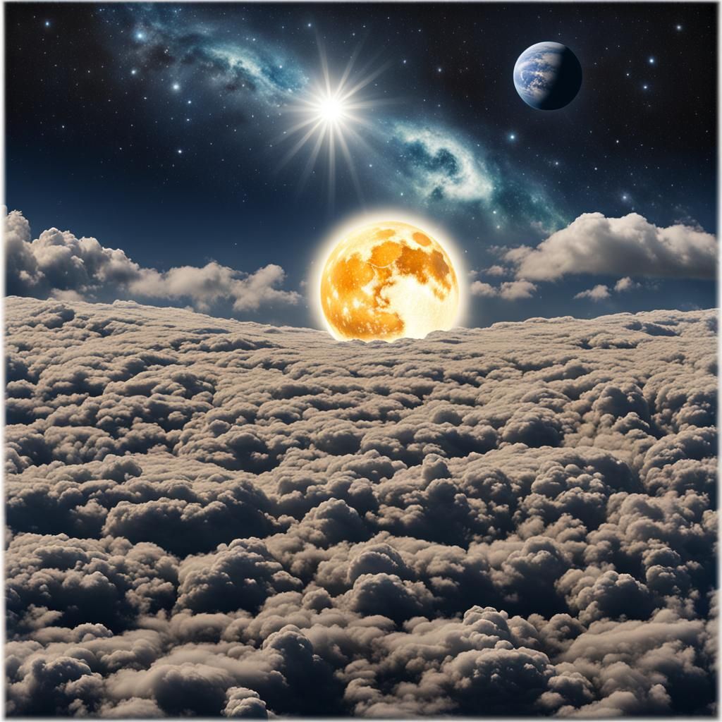 Cosmic Symphony: Sun, Moon, Stars, and Planets