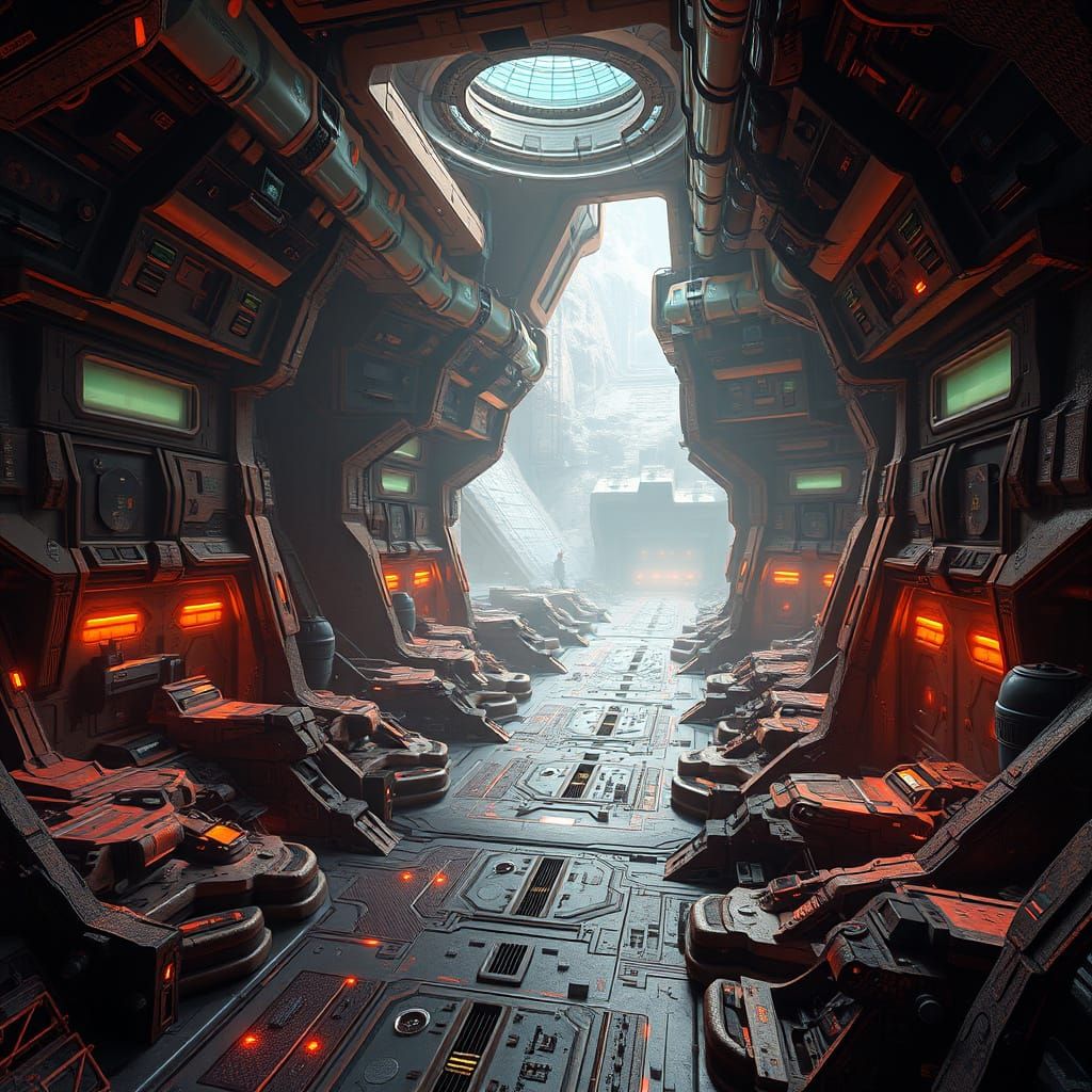 Luxurious Futuristic Metropolis at Dusk