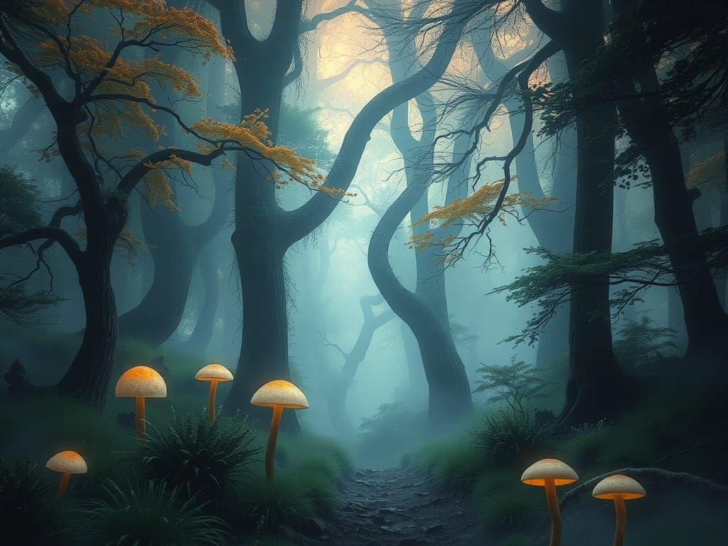 Whispers of Ancient Forest Magic in Dreamlike Lighting