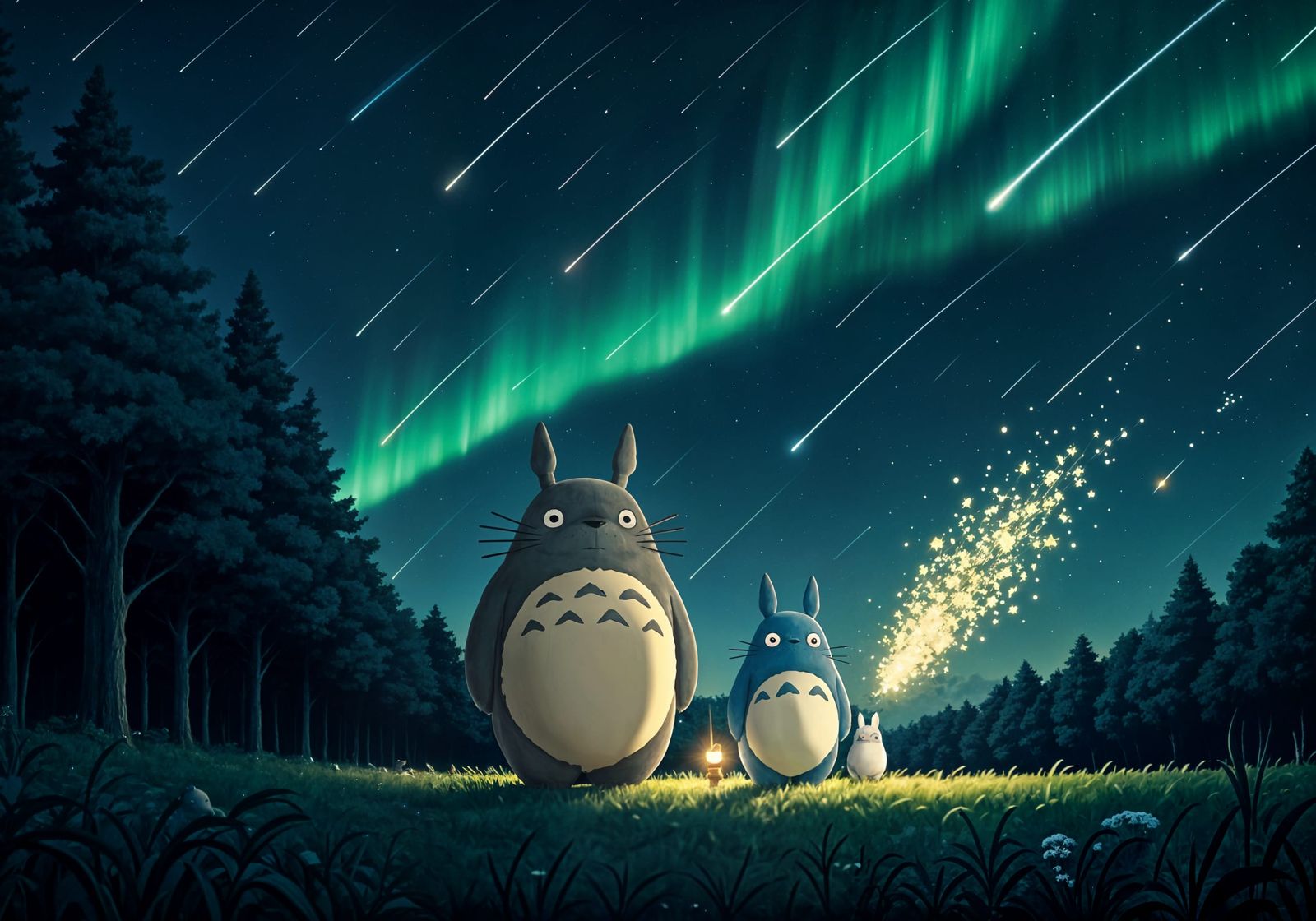 Totoros Marvel at Celestial Magic