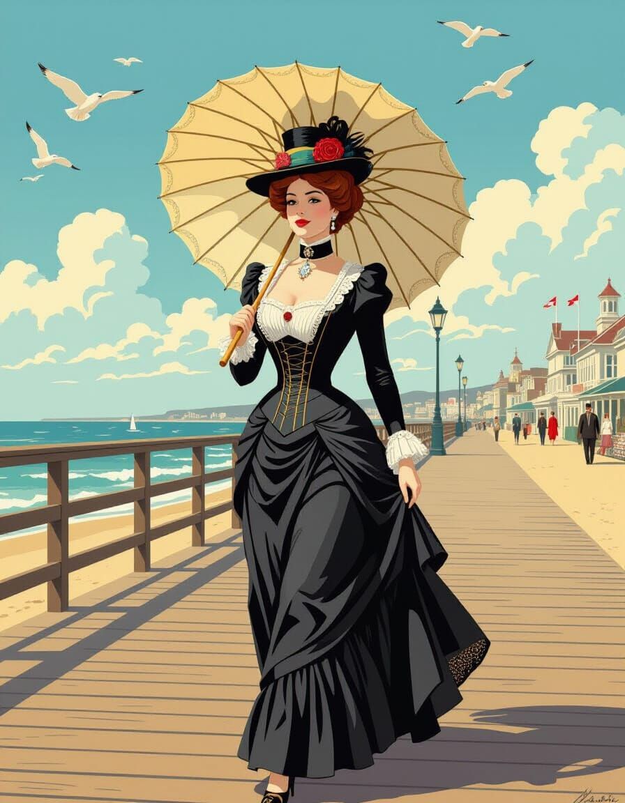 Beautiful Victorian woman 3
