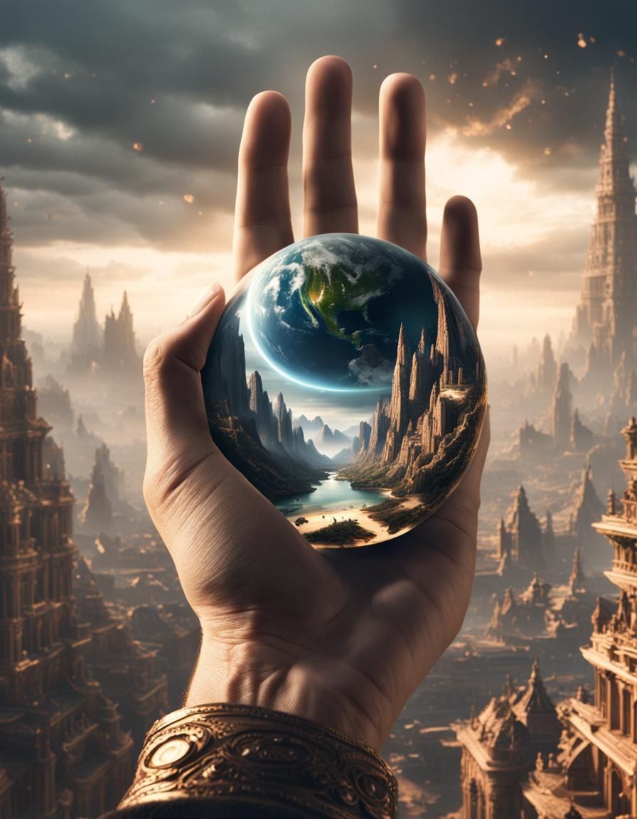 The World in Hand: Dramatic Digital Matte Painting