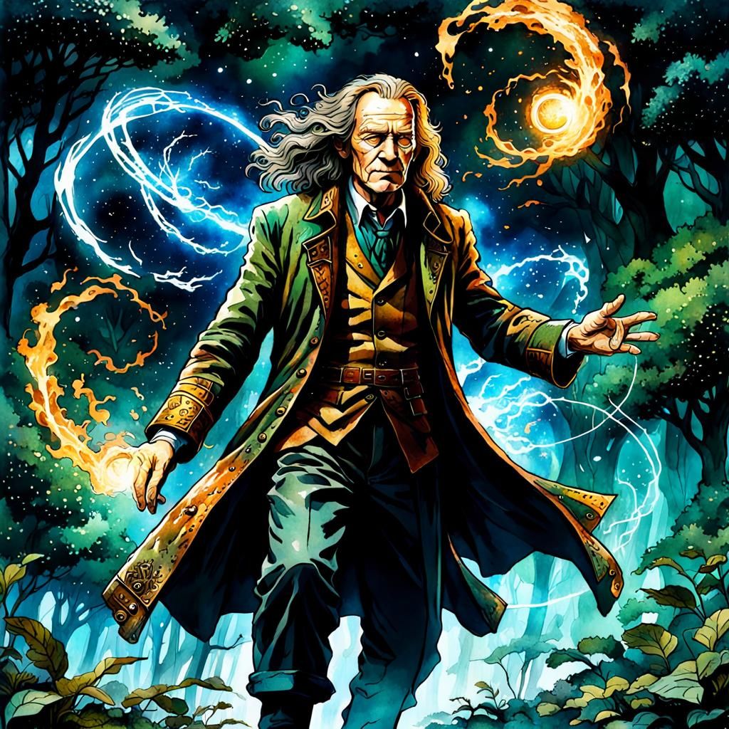 Airborne Argus Filch in Azure Arboretum