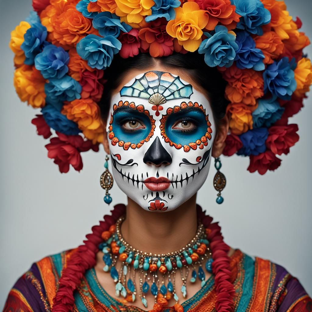 Day of the Dead Woman: Professional Portrait Photography