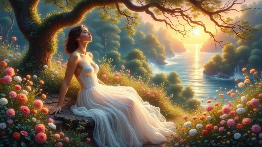 Lora: Gaz-Oilpaint - Ronel relaxes