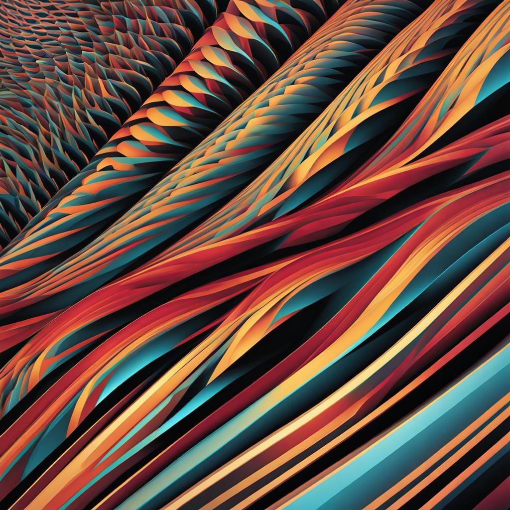 Mesmerizing Optical Illusion: Morphing Geometries in Abstrac...