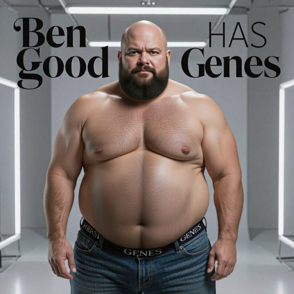 Humorous Fashion Ad Parody: Ben Has Good Genes