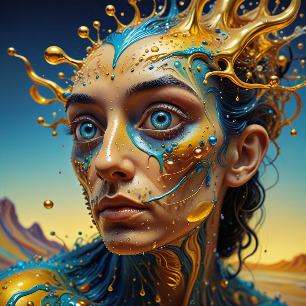 Dreamlike Surreal Creature in Children's Book Style