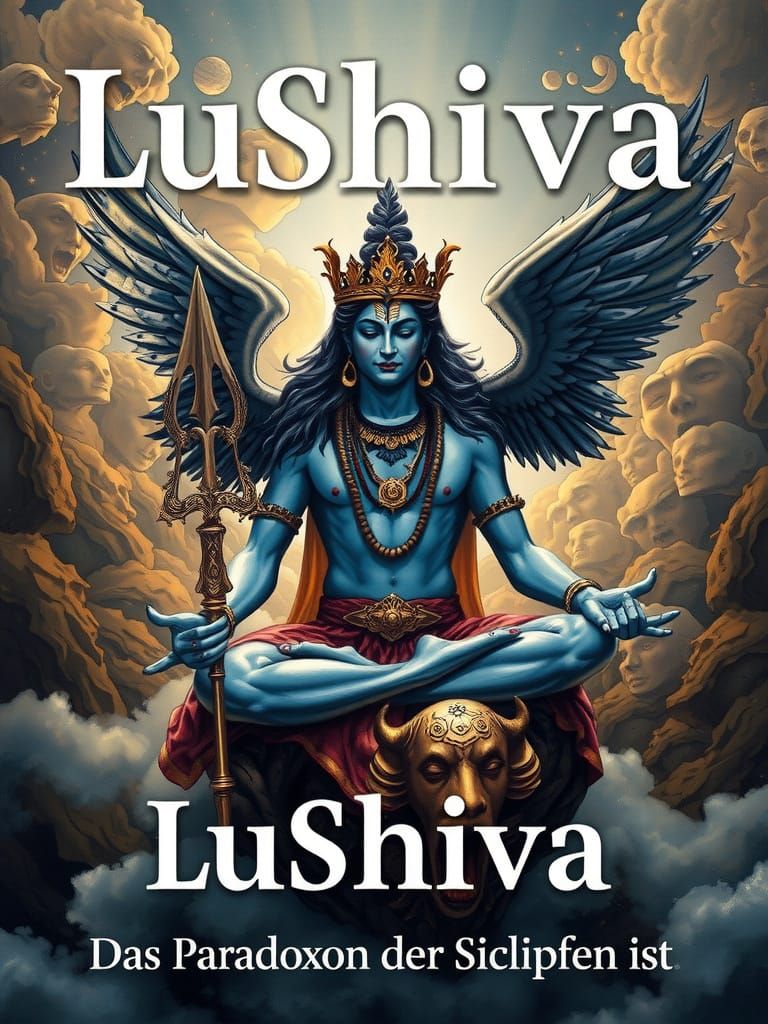 LuShiva in Cyberpunk Style as a Mysterious Figure