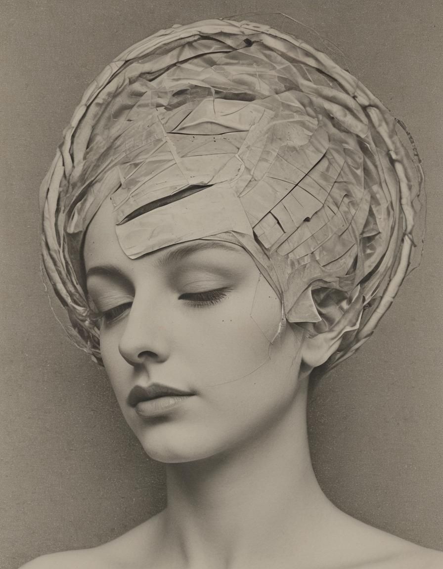 Surreal Dreamscape in Mixed Media Style