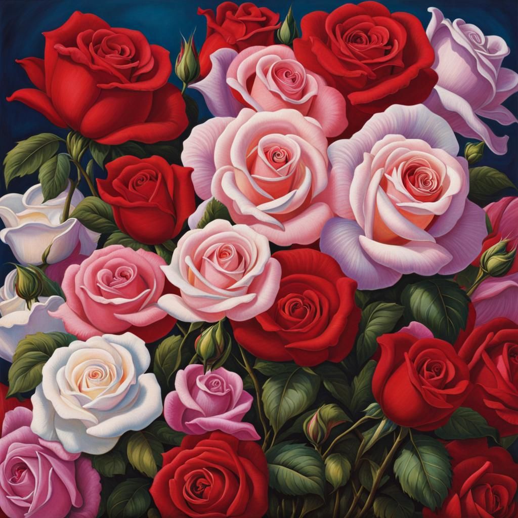 Red Roses and Violets