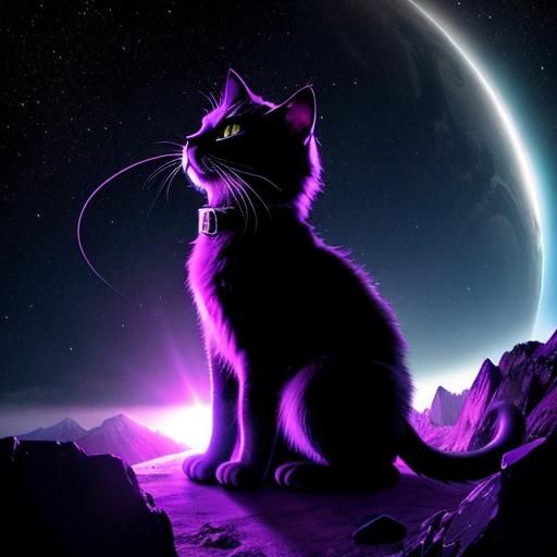 Celestial Alien Amoeba Terrarium Kitty