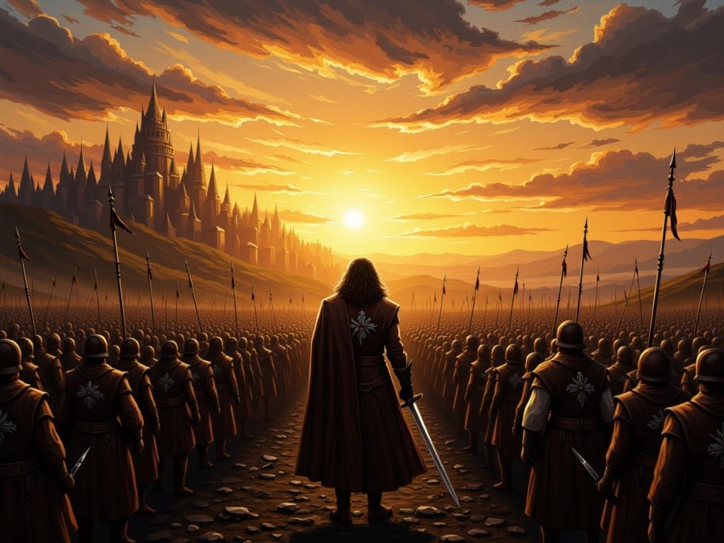 Aragorn Crowned King of Gondor at Minas Tirith