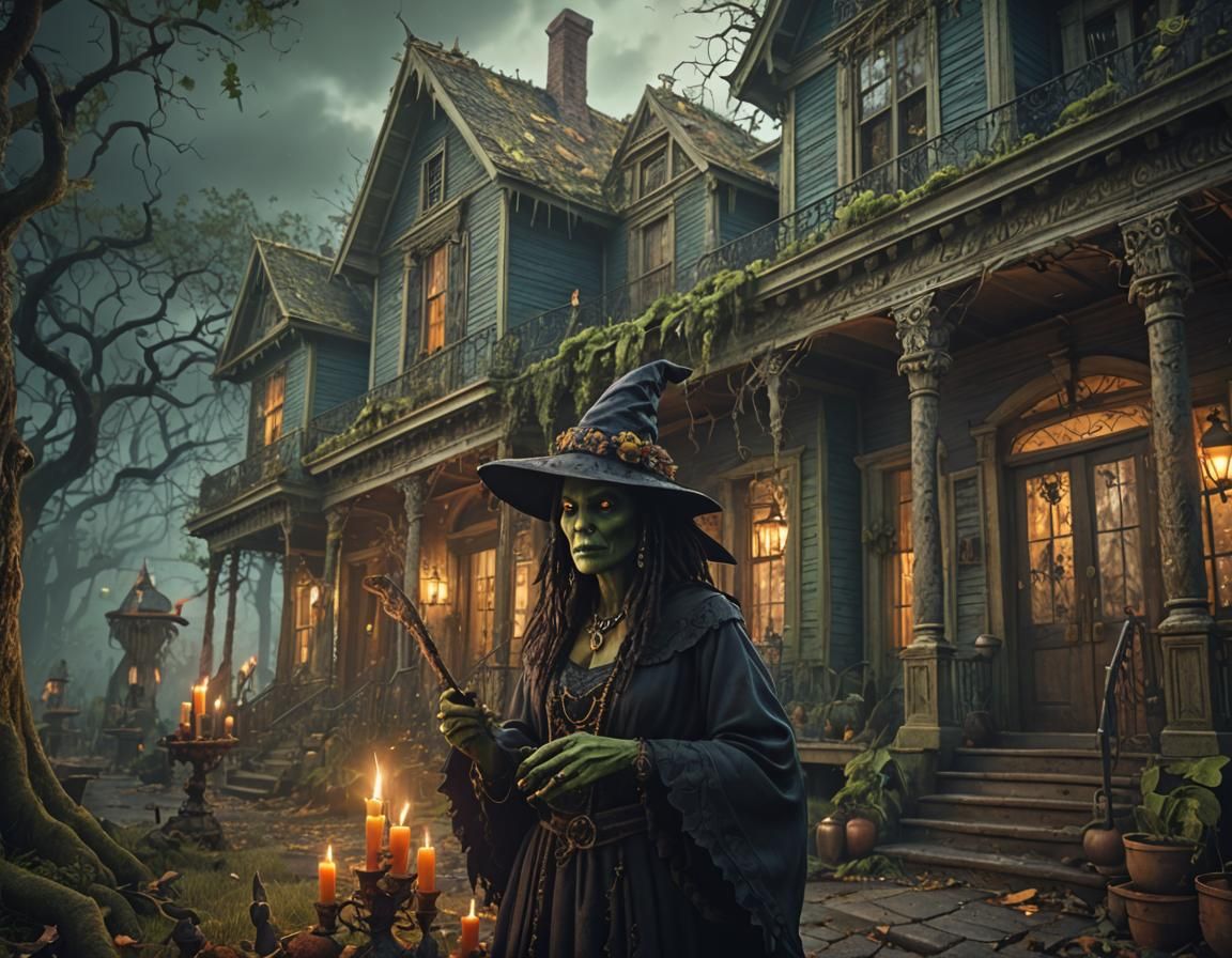 Haunted Forest Concept Art in Deep Color