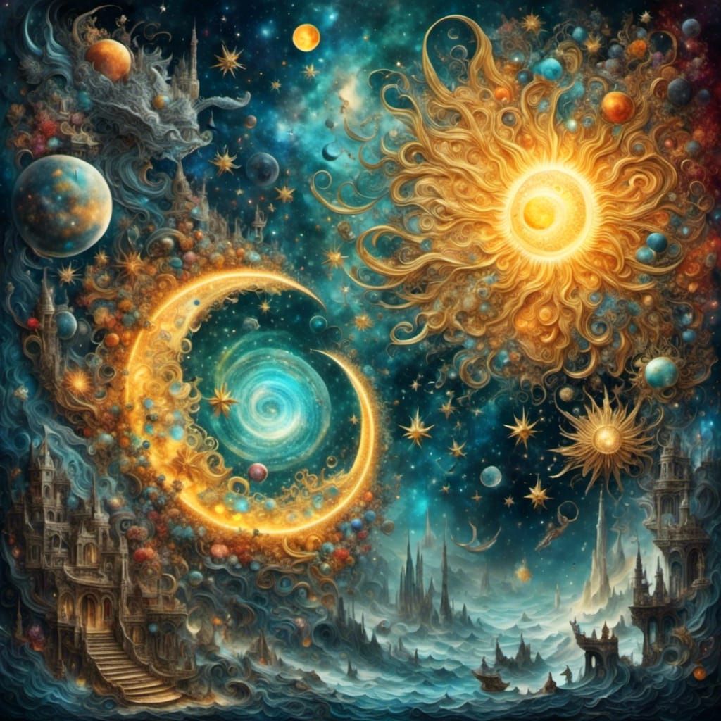 Epic Sun and Moon Collision Destroys Earth