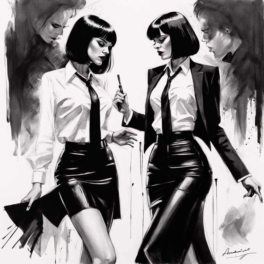 Two Women Steal the Show in a Sultry Pulp Fiction Dance Scen...