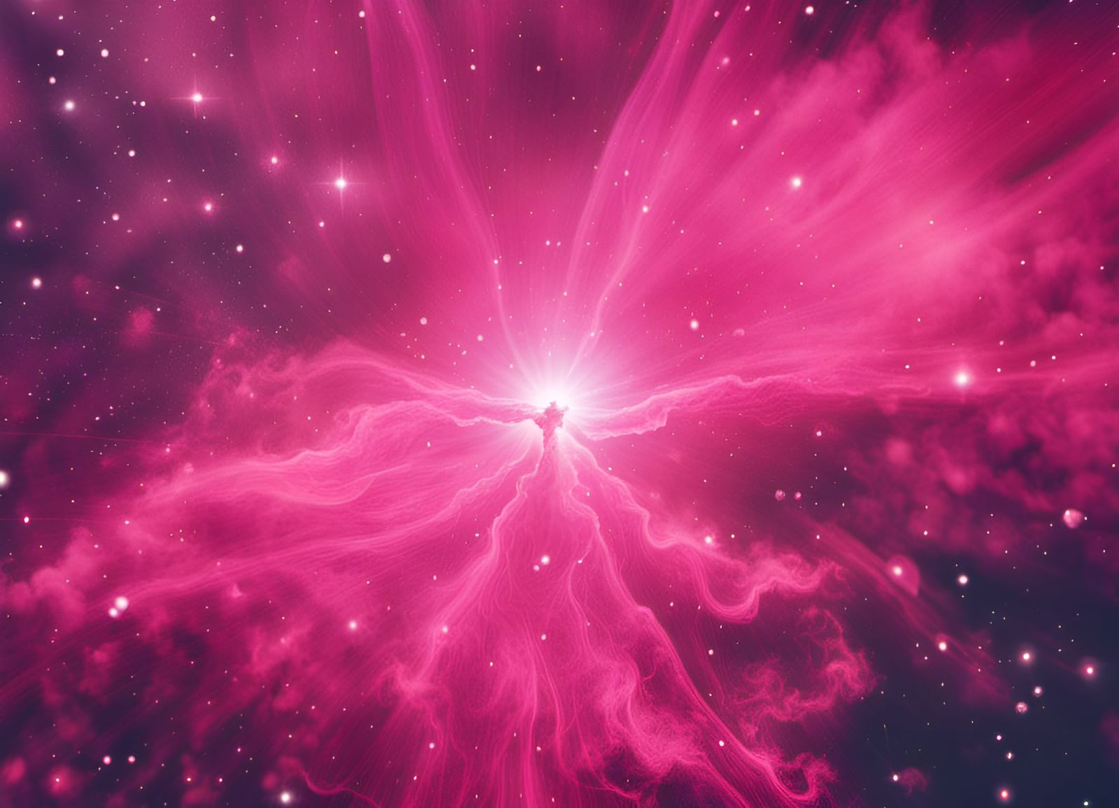 Pink Nebula Reveals Energy Impact in Cross-Processed Style