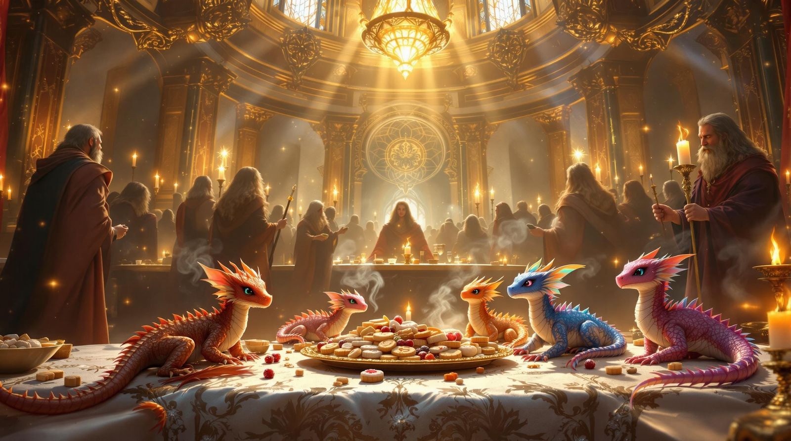 Wizards and Tiny Dragons in an Enchanted Arcanum