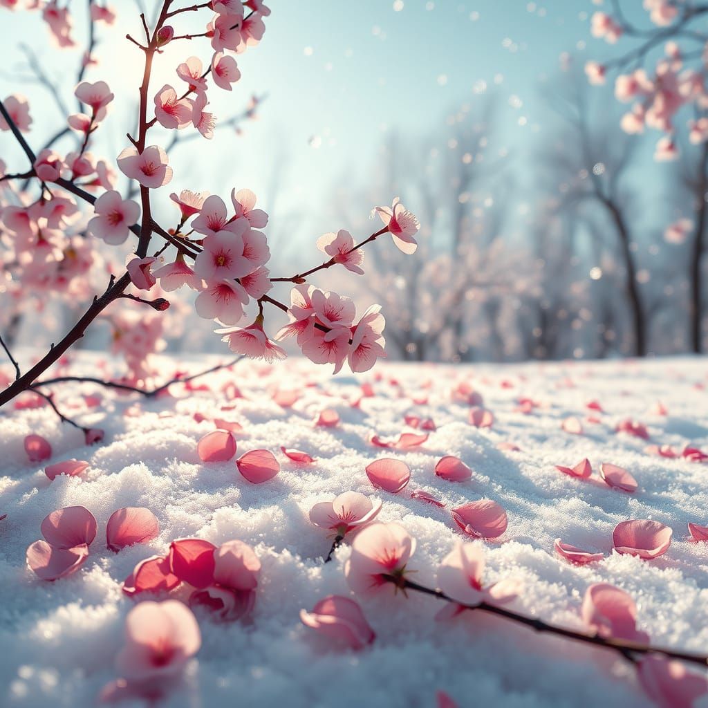 Whispers of Spring's Awakening in Soft Light