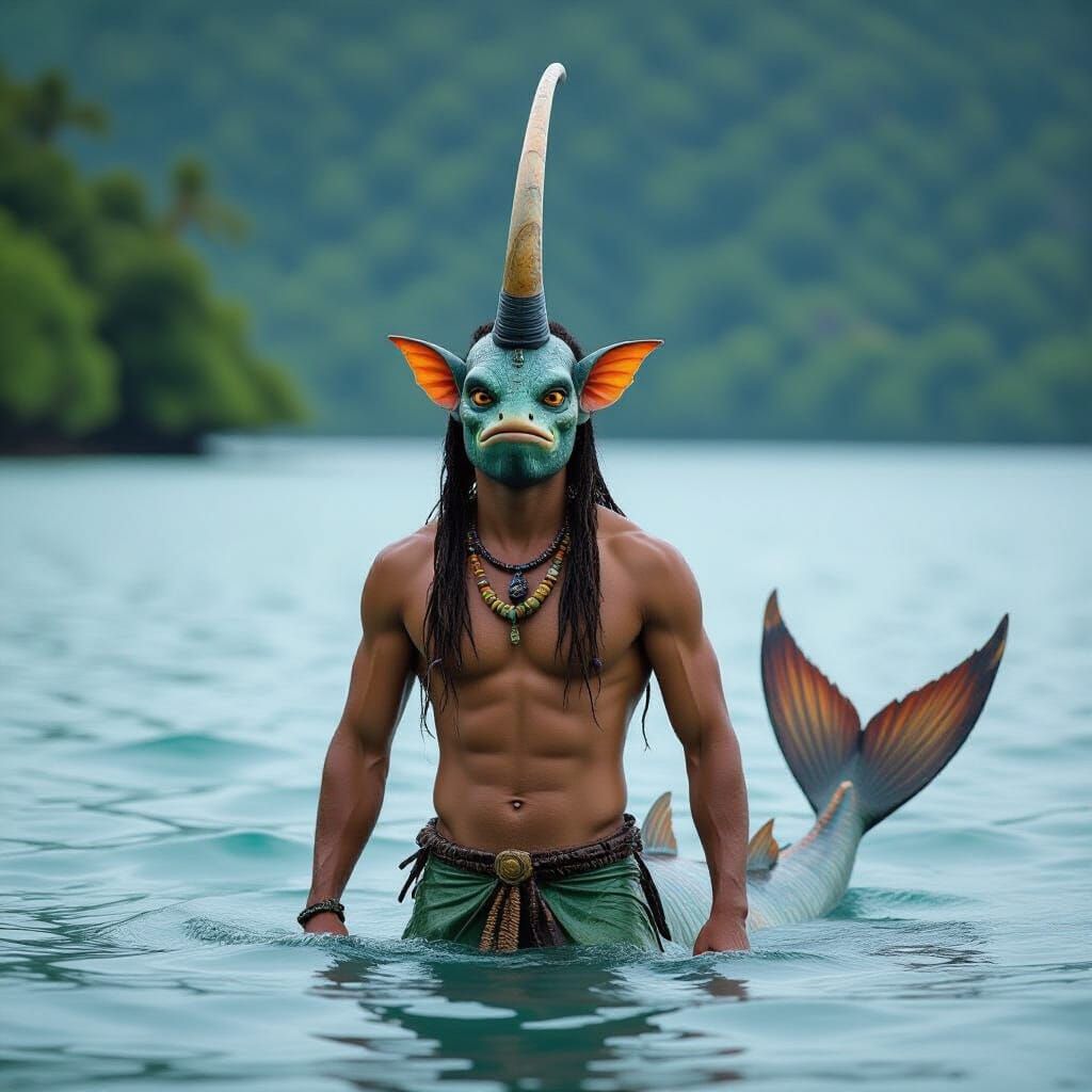 Humanoid Sea Creature off Solomon Islands