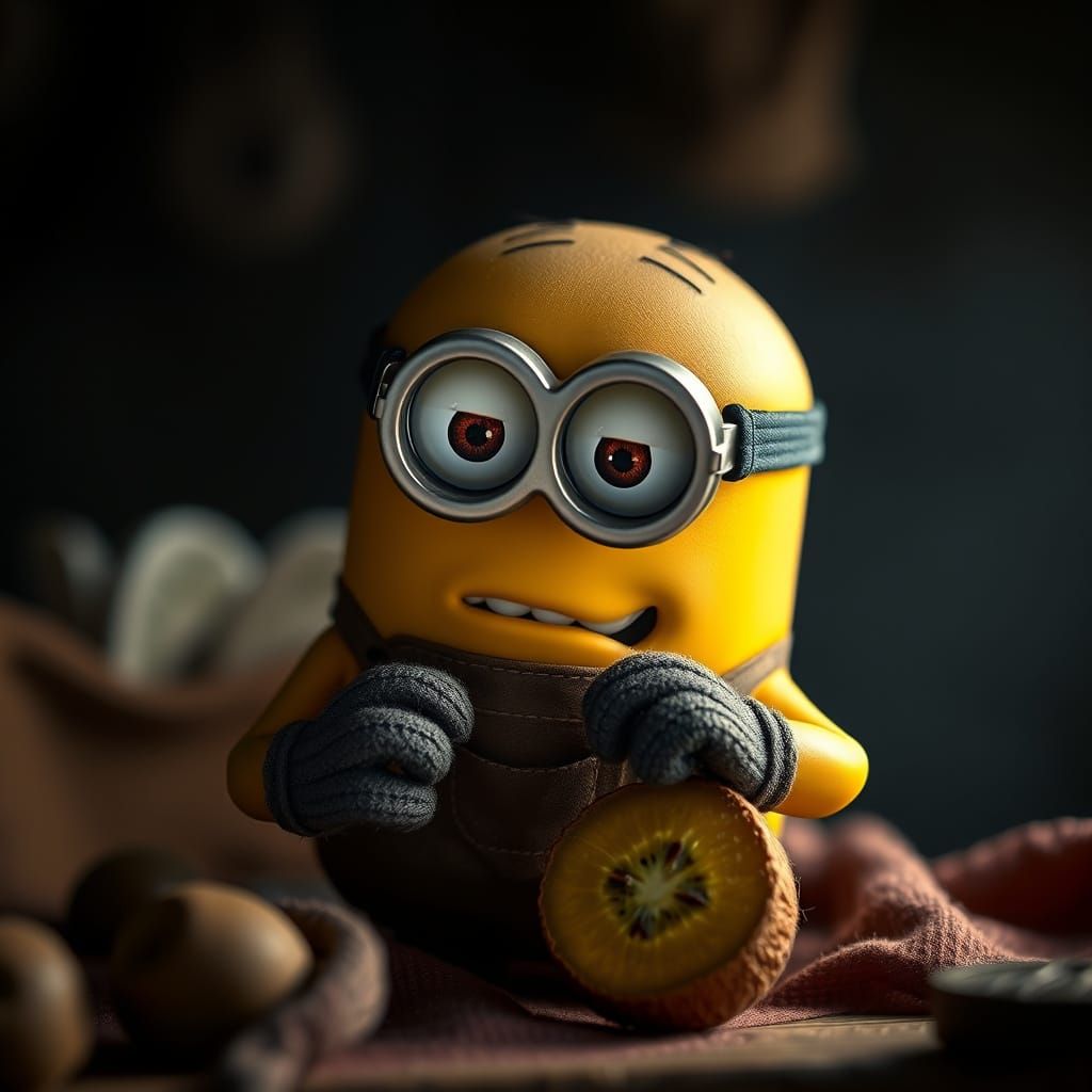 Minion Crafts Kiwi with Zeiss-like Detail