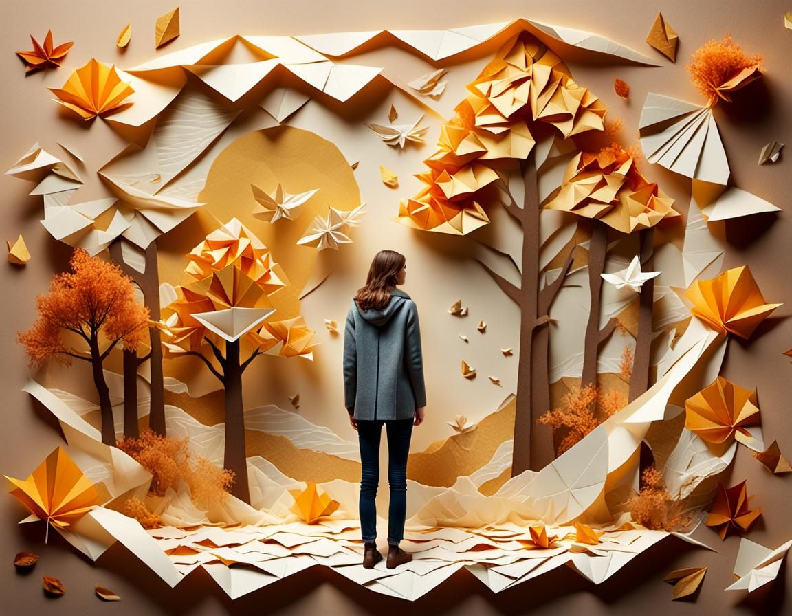 Autumnal Paper Collage with Morgan Webb